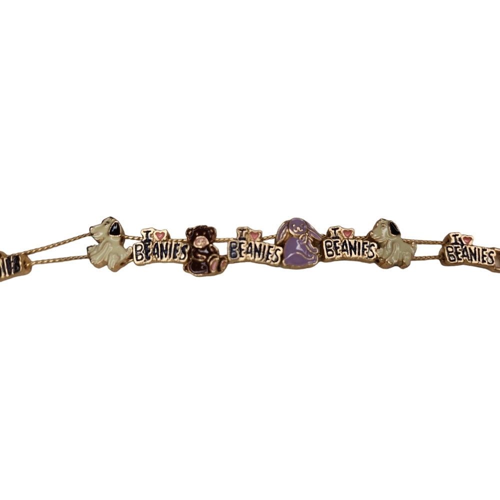 90's Beanie Babies Sliding Charm Bracelet - Picture 5 of 7